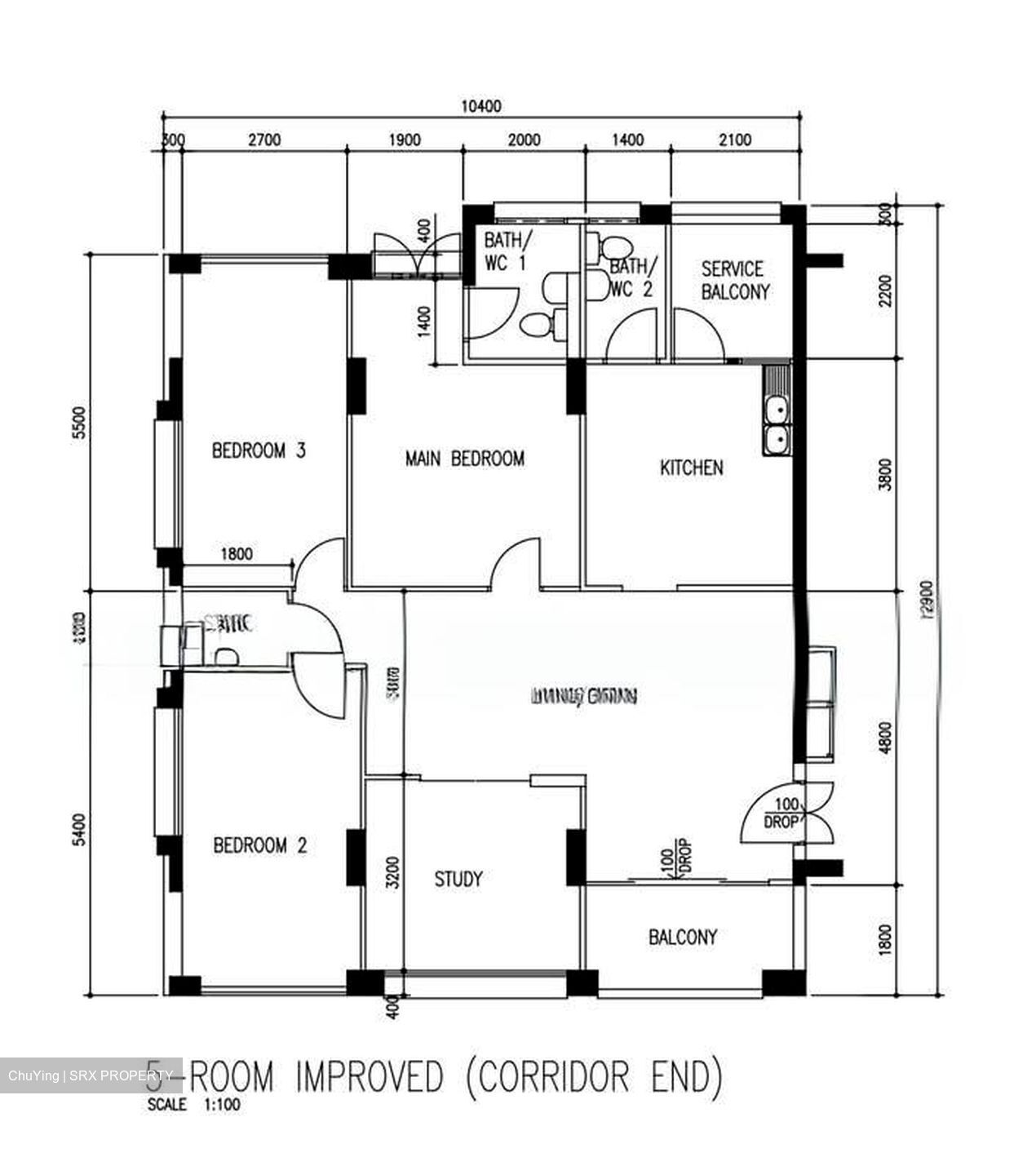 Blk 356 Tampines Street 33 (Tampines), HDB 5 Rooms #576358441
